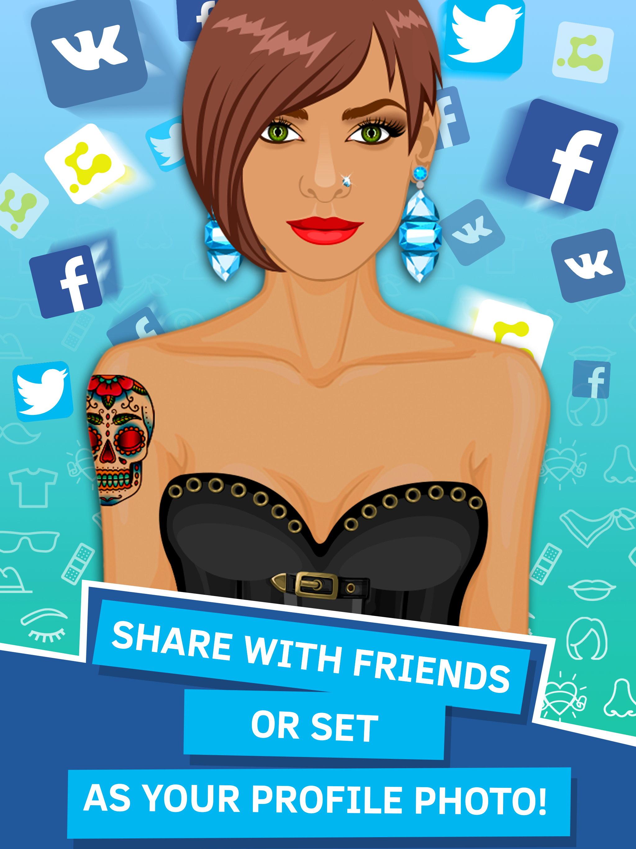 Avatar Creator App. Make your own Avatar
