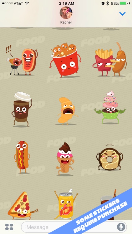 Fast Food Stickers