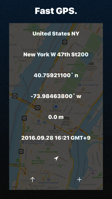 Screenshot #1 pour WGPS 2 AR | GPS Display App