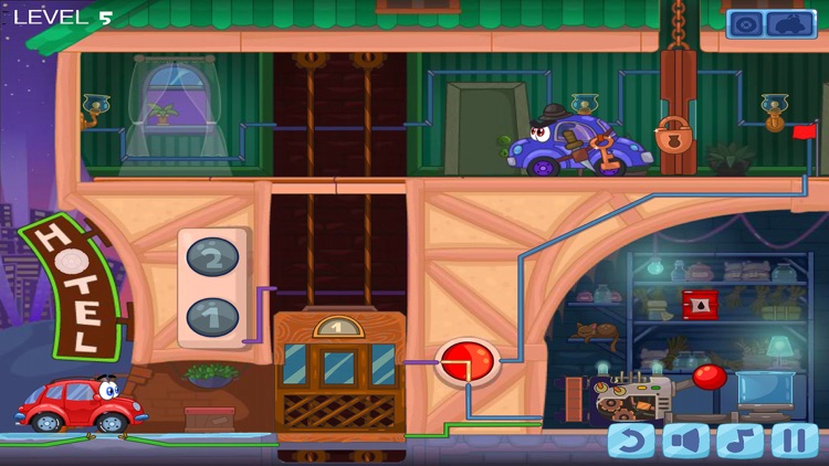Wheely 7 Detective ~ Action Physics Puzzle Game