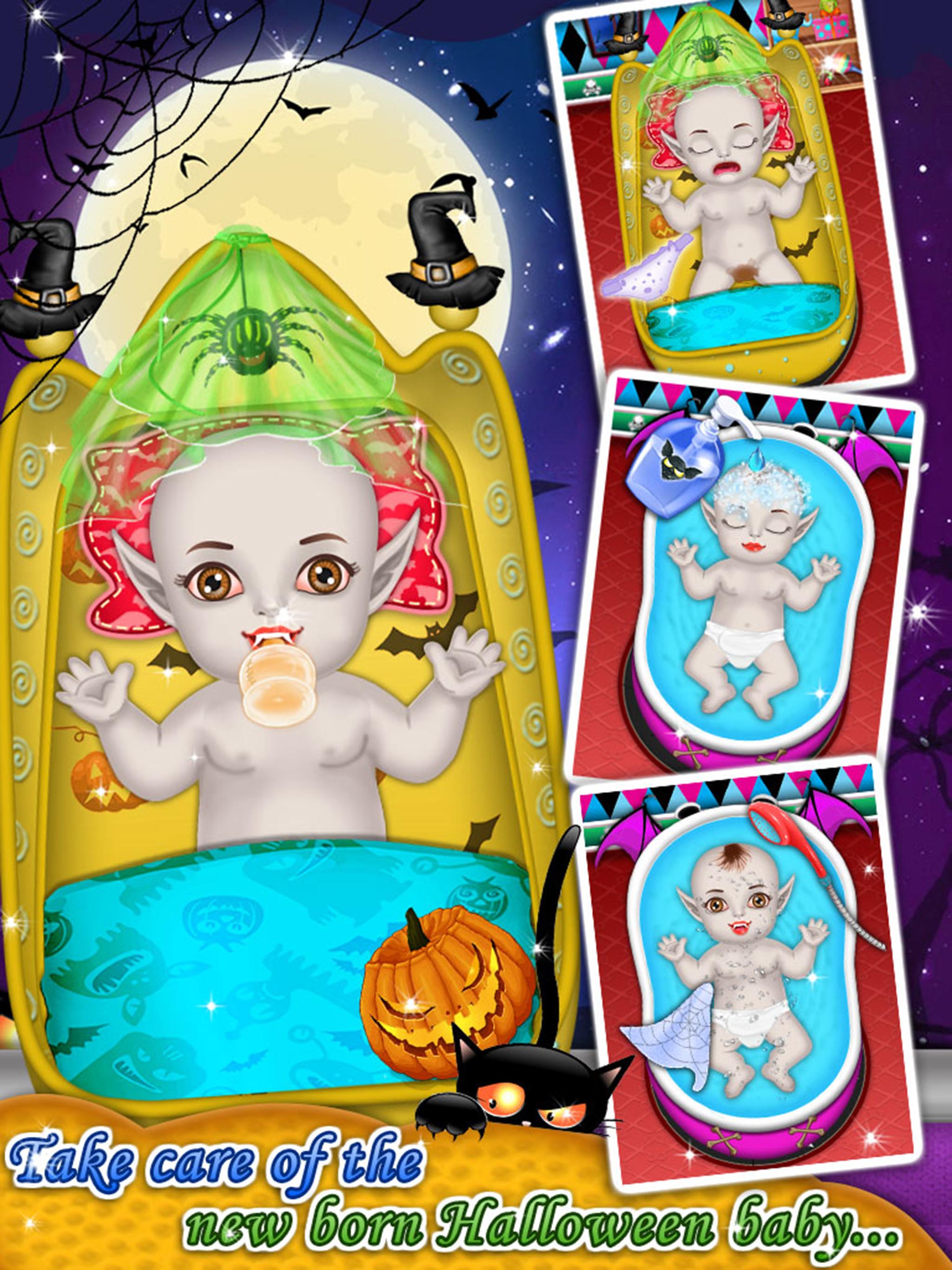 Halloween Mommy & Newborn Baby - Kids Game screenshot 9
