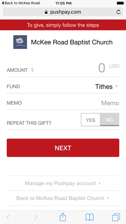 McKee Road Baptist Church