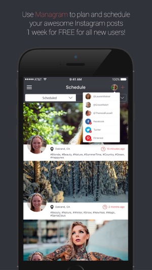 Managram - Scheduling for Instagram(圖1)-速報App