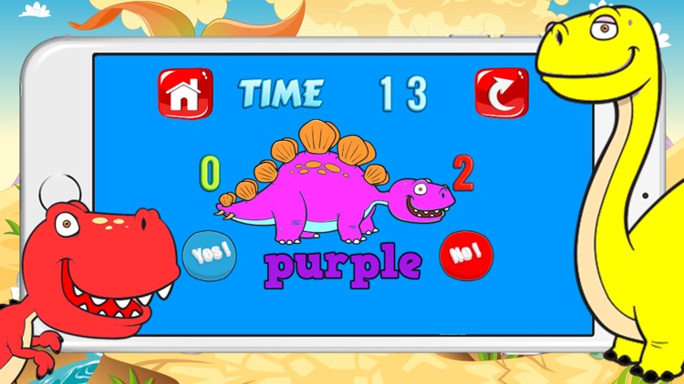 Fun Dinosaur : Coloring Quiz Puzzle Games For Kids