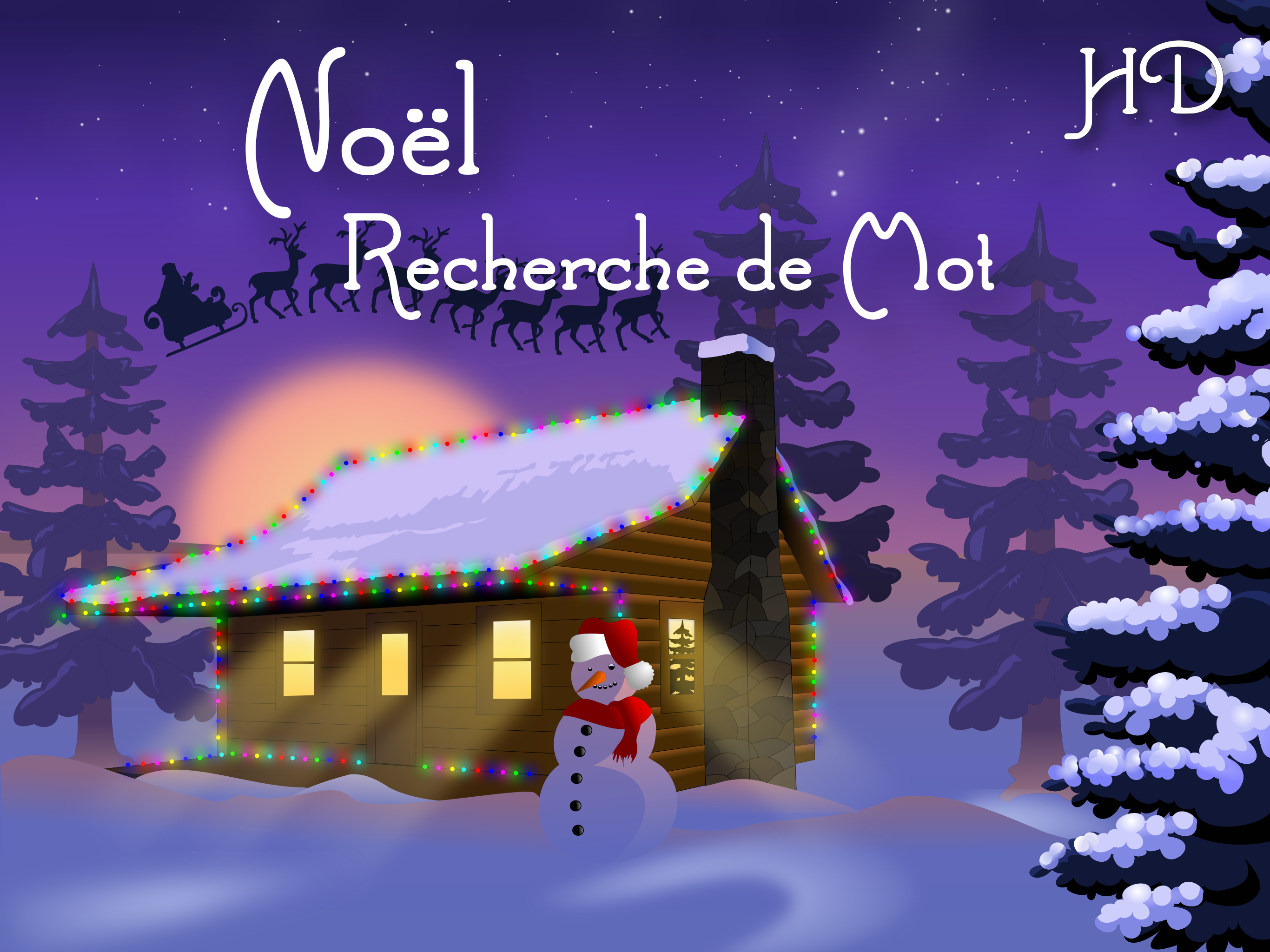 Recherche de mot - Joyeux Noël