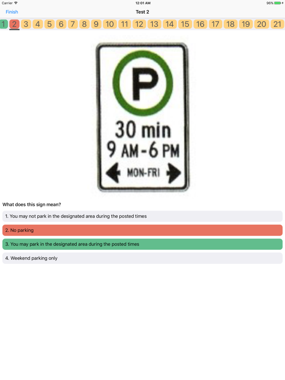 Screenshot #6 pour Ontario G1 Driving Theory Test Free