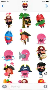 Pirate Kings Stickers for Apple iMessage screenshot #1 for iPhone