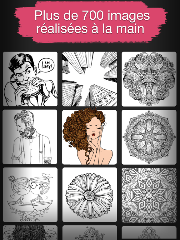 Screenshot #5 pour Coloriage pour adultes!