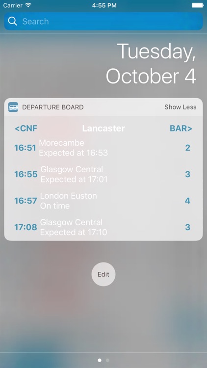 Departure Board