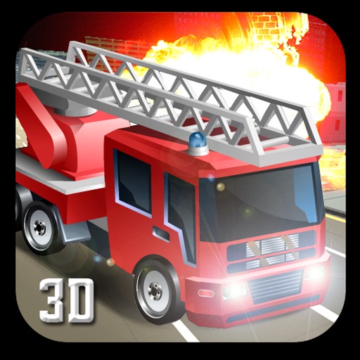 911 Rescue Fire Truck 3D Sim 2017 icon