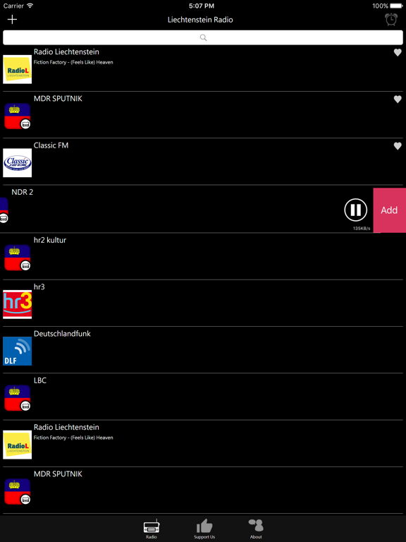 Liechtensteiner Radio iPad screenshot 4 - Entertainment app
