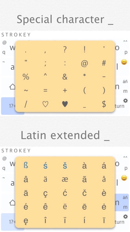 STROKEY-smartphone keyboard