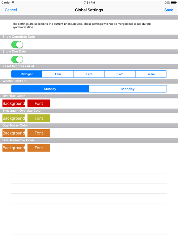 Screenshot #6 pour Chore Checklist