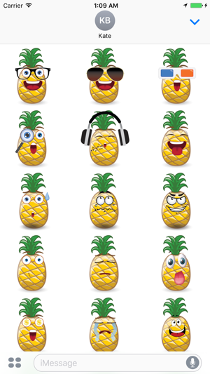 Sticker Me: Cool Pineapple