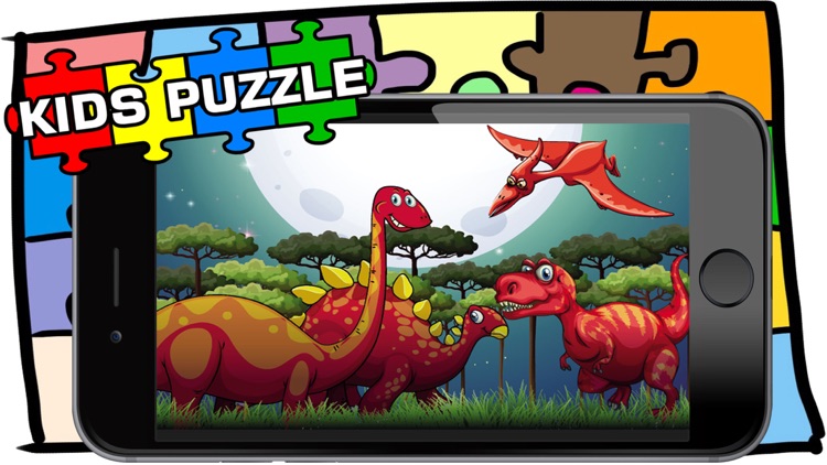 Dino Puzzle Game For Kid Free Jigsaw For Preschool