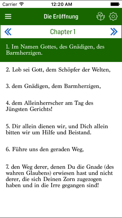 German Quran screenshot 2