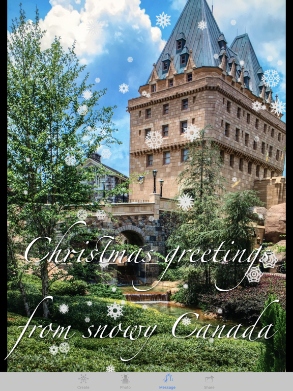 Snow Creator iPad screenshot 4 - Social Networking app