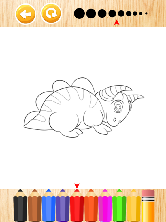 Screenshot #6 pour Dinosaur Planet Coloring Book Pages Kids & Adults