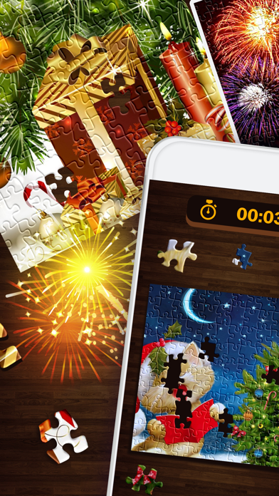 How to cancel & delete New Year Puzzle Free – Christmas Jigsaw Puzzles HD from iphone & ipad 1