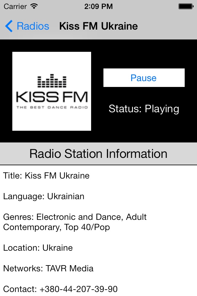 Ukraine Radio Live Player (Ukrainian / українська) screenshot 3