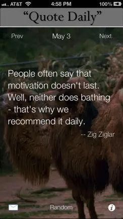 Quote Daily: Inspiration for Goals and Resolutions iPhone image 2