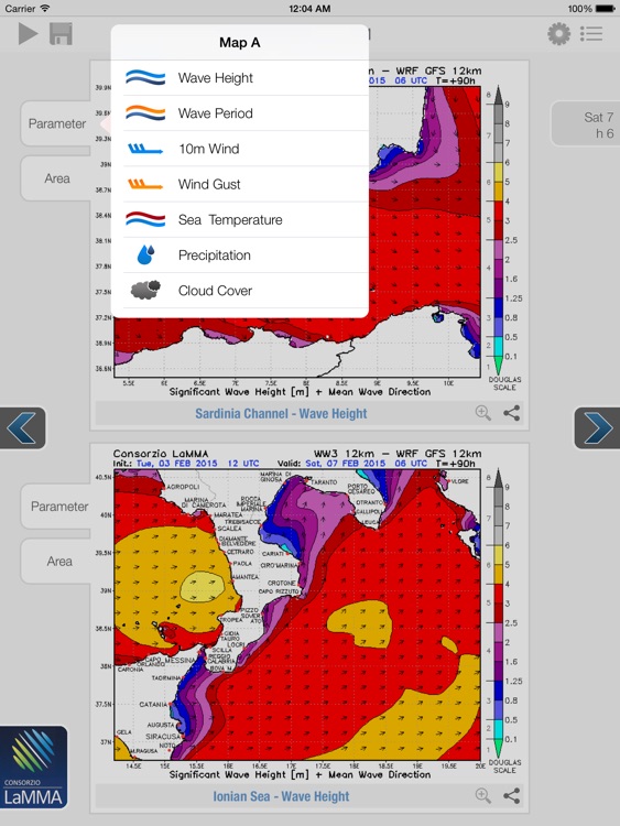 Wind and Sea Med for iPad