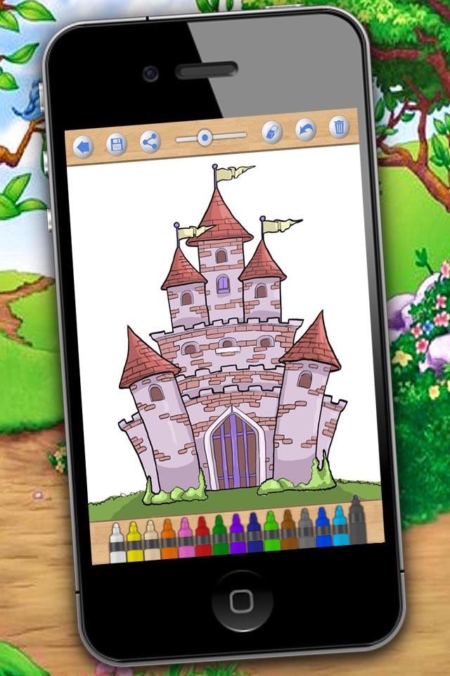 Paint and color Princesses – coloring book screenshot 4