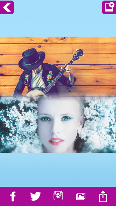 Screenshot #3 pour Photo Mixeur Caméra Image Overlay avec Effets