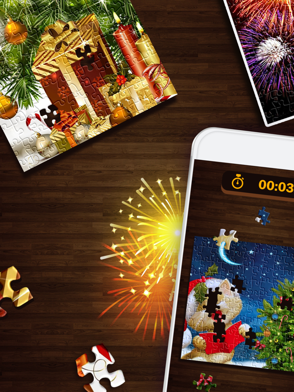 Screenshot #4 pour Nouvel an gratuit puzzle - Noël puzzles HD