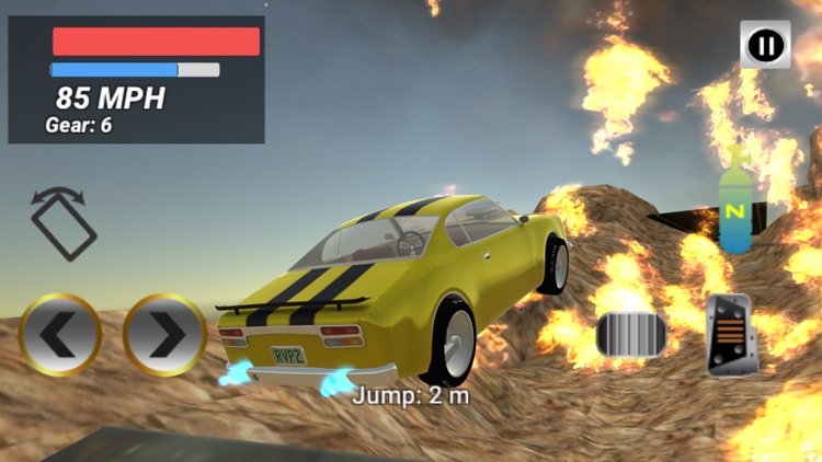 Stunt In Racing Car