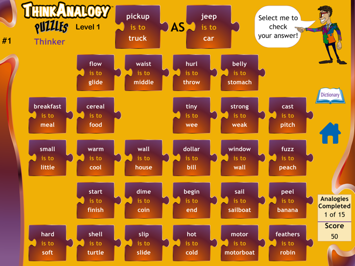 ThinkAnalogy™ Puzzles 1 Lite