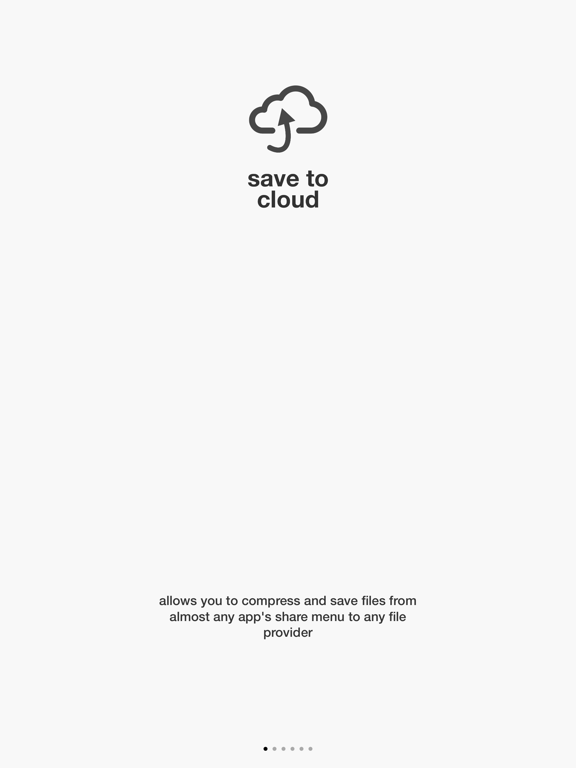 Screenshot #1 for Save to Cloud - zip & save