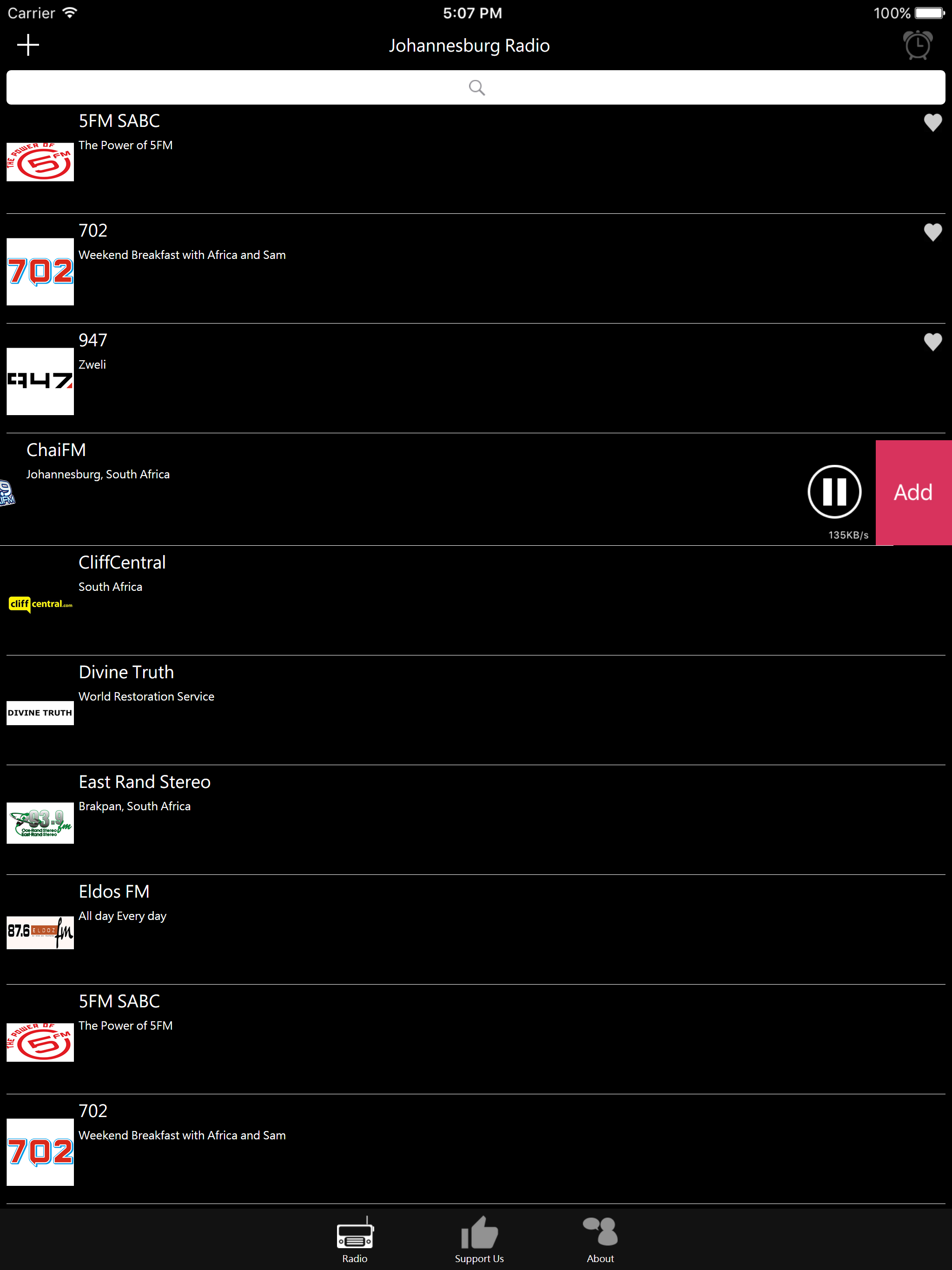 Johannesburg Radio screenshot 9