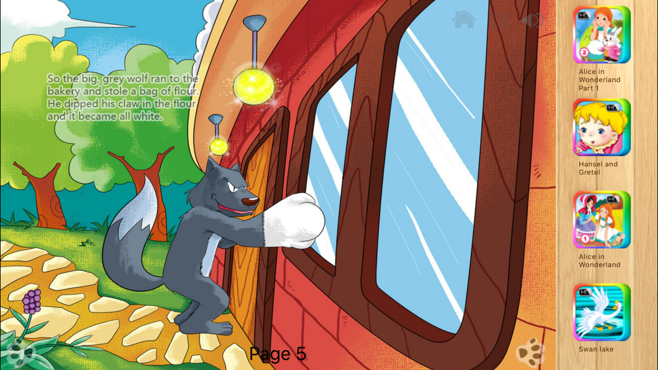 Wolf and the Seven Little Goats - Bedtime iBigToy screenshot 3