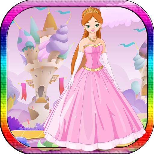 Free Magic Princess Coloring Book for Toddler Girl iOS App