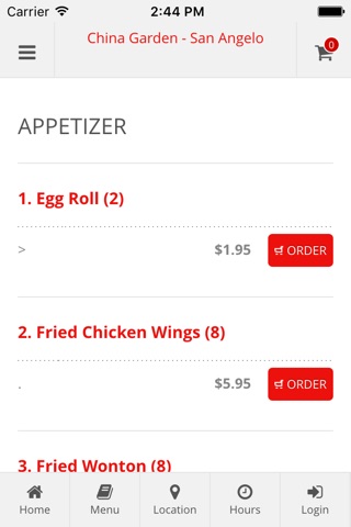 China Garden - San Angelo Online Ordering screenshot 2