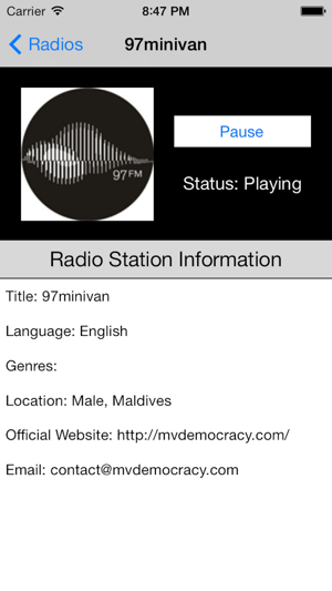 Maldives Radio Live Player (Malé/Maldivian/Dhivehi(圖2)-速報App