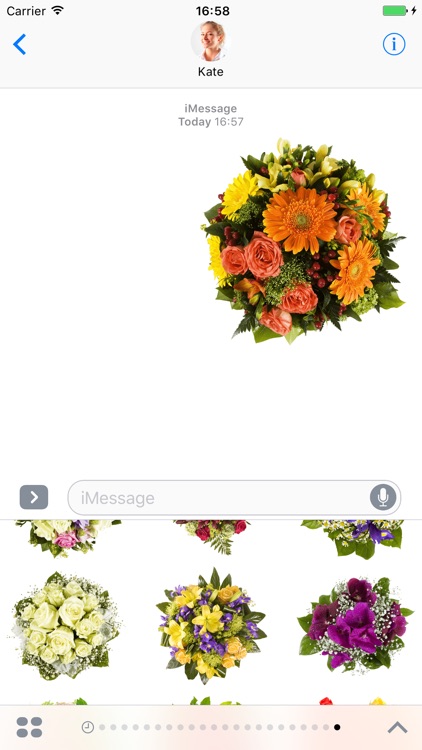 Bouquet for Birthday - Stickers for iMessage