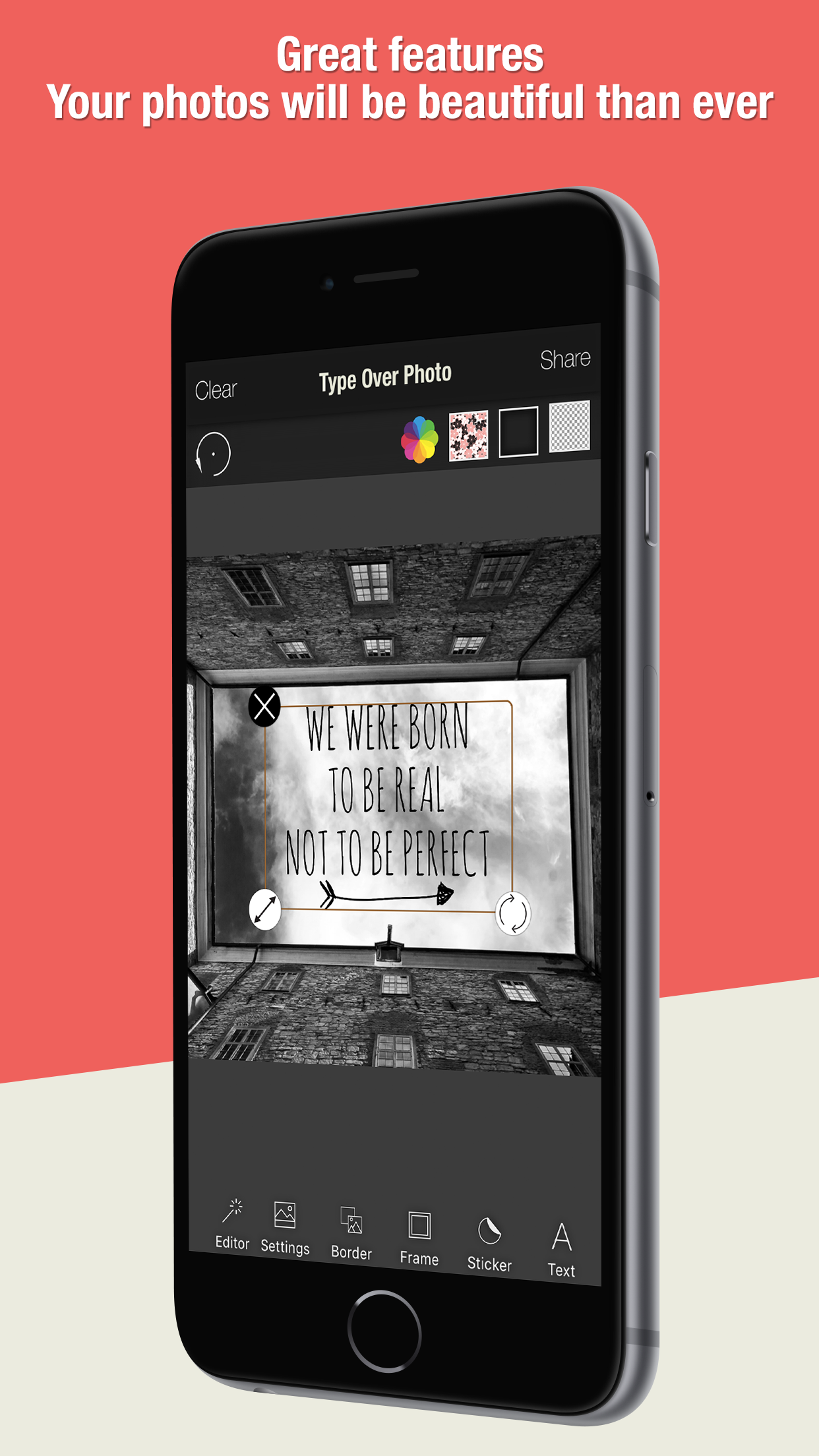 Type Over - Typography Generator, Graphic Design screenshot 3