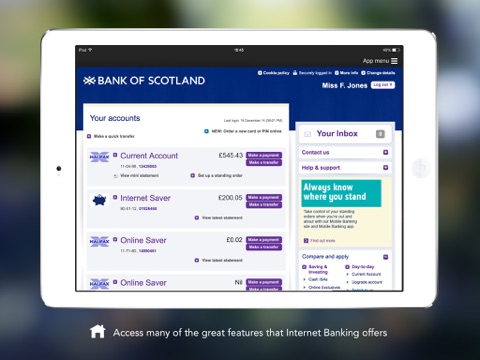 Bank of Scotland Express Login screenshot 3