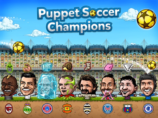 Puppet Soccer Champions - Football League of the big head Marionette stars and players screenshot 3