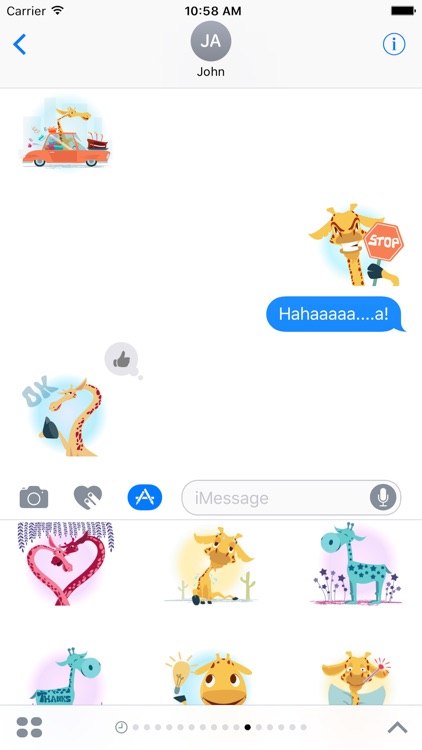 Giraffe Sticker
