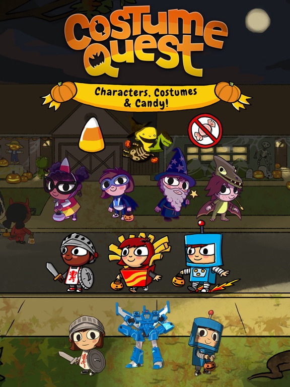 Screenshot #1 for Costume Quest Stickers