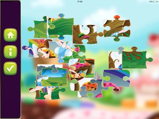 fairy jigsaw puzzle free fun for kids and learning iPad screenshot