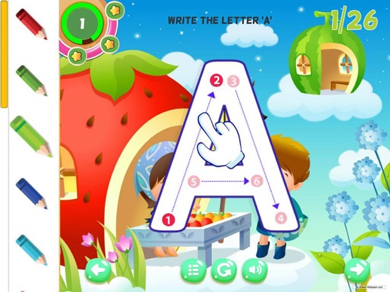 Screenshot #4 pour Alphabet Learning for Kids ABC Tracing Letter