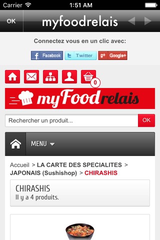 MyFoodRelais screenshot 3