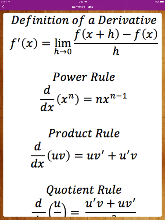Screenshot #5 pour CalcBC Formulas