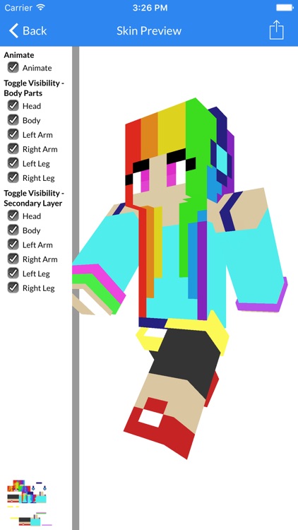 Cartoon and Fictional Character Skins For MCPE - Best Skins For Minecraft Pocket Edition screenshot-3