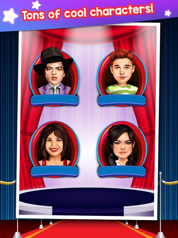 Celebrity Running Game for Kids (Boys & Girls) iPad screenshot