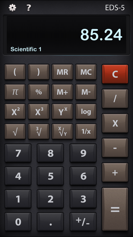 #2. EDS-5 Multifunction Calculator (iOS) 来自: Eighth Day Software, L.L.C.